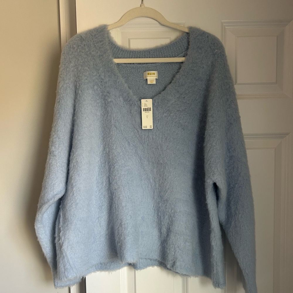 NWT Anthropologie Maeve Sweater in Sky Blue
